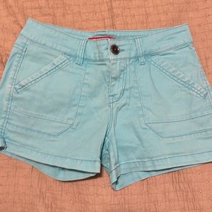 Bright Teal Shorts